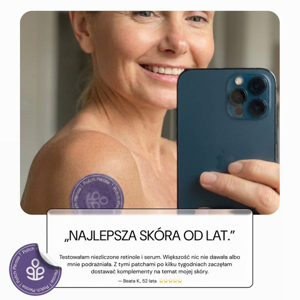 Opinia klientki o patchach Anti Aging Please