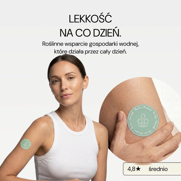 Lekkość na co dzień: patch Depuff Please na ramieniu