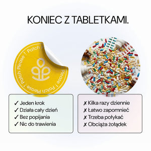 Koniec z tabletkami: patch w porównaniu z tabletkami