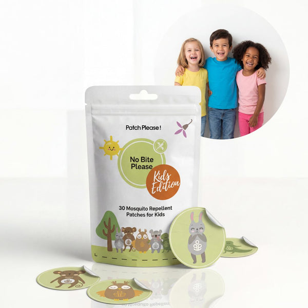 No Bite Please Kids: opakowanie 30 patchy przeciw komarom dla dzieci