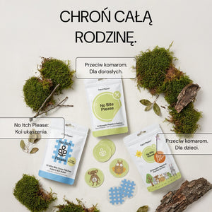 Chroń całą rodzinę: No Bite Please, No Bite Please Kids i No Itch Please
