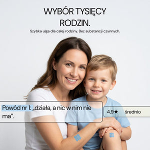 Mama i dziecko z patchami No Itch Please, wybór tysięcy rodzin