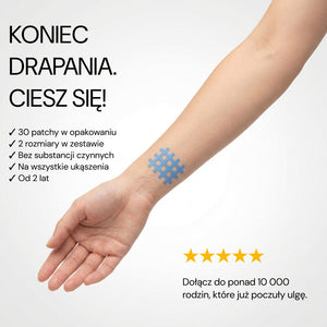 Patch No Itch Please na nadgarstku: koniec z drapaniem