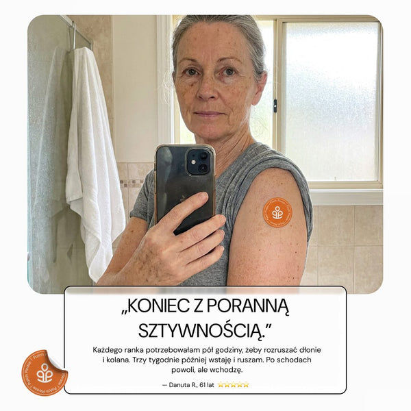 Opinia: „Koniec z poranną sztywnością.”