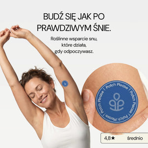 Patch Sleep Please na ramieniu: budź się jak po prawdziwym śnie