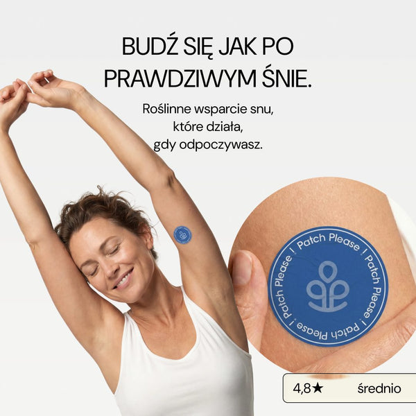 Patch Sleep Please na ramieniu: budź się jak po prawdziwym śnie