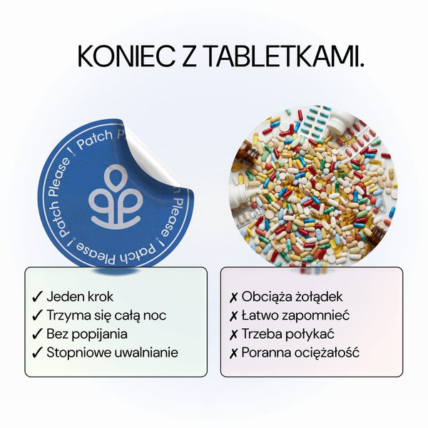Koniec z tabletkami: patch w porównaniu z tabletkami